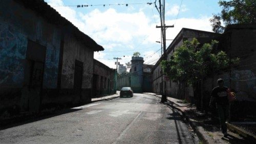 A man walks through the historic center of Tegucigalpa during the celebration of the 446th ... A man walks through the historic center of Tegucigalpa during the celebration of the 446th ...