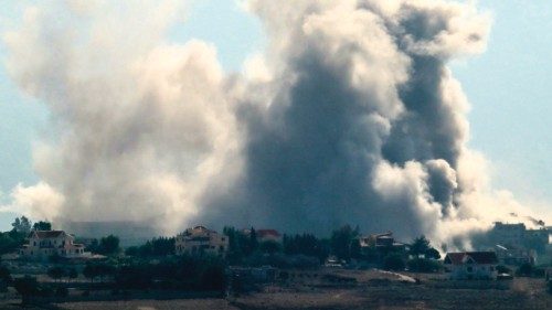 TOPSHOT - Smoke rises from the site of an Israeli airstrike that targeted the southern Lebanese ... TOPSHOT - Smoke rises from the site of an Israeli airstrike that targeted the southern Lebanese ...
