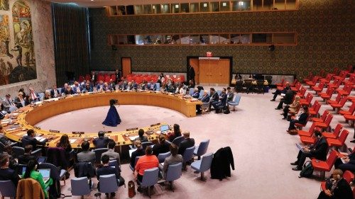 NEW YORK, NEW YORK - OCTOBER 16: Members of the United Nations Security Council attend a meeting on ... NEW YORK, NEW YORK - OCTOBER 16: Members of the United Nations Security Council attend a meeting on ...