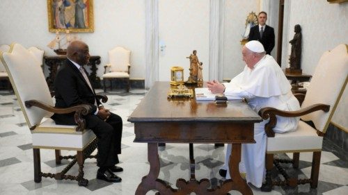 Udienza al presidente della Repubblica di Liberia QUO-237 Udienza al presidente della Repubblica di Liberia QUO-237