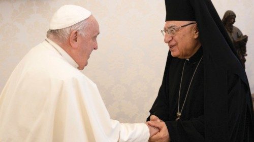 Udienza al patriarca di Antiochia dei Greco-Melkiti QUO-243 Udienza al patriarca di Antiochia dei Greco-Melkiti QUO-243