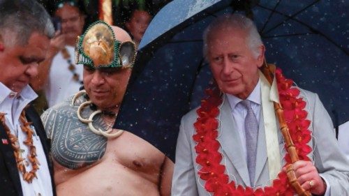 Britain's King Charles III (C) departs after the bestowing and farewell ceremony on the final day of ... Britain's King Charles III (C) departs after the bestowing and farewell ceremony on the final day of ...