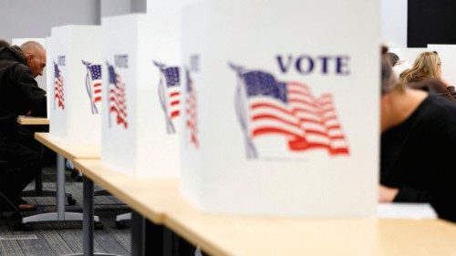 People cast their ballots on the last day of early voting for the general election in Michigan at ... People cast their ballots on the last day of early voting for the general election in Michigan at ...