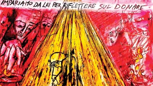 Quella vedova nel Tempio gettò più di tutti gli altri QUO-250 Quella vedova nel Tempio gettò più di tutti gli altri QUO-250