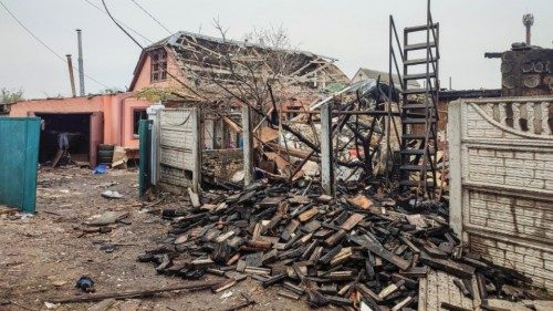 A house is heavily damaged by a Russian drone strike, amid Russia's attack on Ukraine, in Mykolaiv, ... A house is heavily damaged by a Russian drone strike, amid Russia's attack on Ukraine, in Mykolaiv, ...