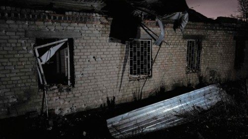 This photograph taken on November 21, 2024 shows a damaged rehabilitation centre for people with ... This photograph taken on November 21, 2024 shows a damaged rehabilitation centre for people with ...