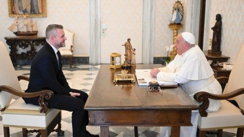 Udienza del Papa al presidente della Repubblica Slovacca QUO-279 Udienza del Papa al presidente della Repubblica Slovacca QUO-279