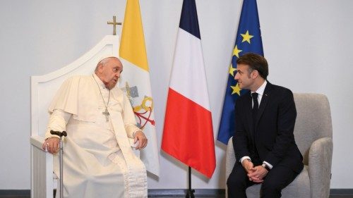 L’incontro con il presidente della Repubblica francese QUO-285 L’incontro con il presidente della Repubblica francese QUO-285