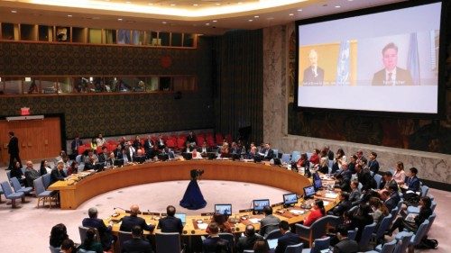 NEW YORK, NEW YORK - DECEMBER 17: Members of the United Nations Security Council attend a meeting on ... NEW YORK, NEW YORK - DECEMBER 17: Members of the United Nations Security Council attend a meeting on ...