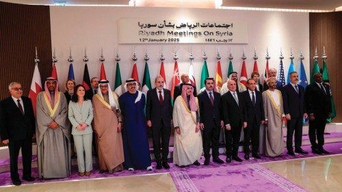 TOPSHOT - Saudi Foreign Minister Faisal bin Farhan hosting a meeting of top diplomats from the ... TOPSHOT - Saudi Foreign Minister Faisal bin Farhan hosting a meeting of top diplomats from the ...