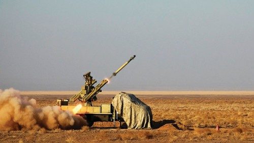 This handout picture released by the Iranian Army Office on January 12, 2025 shows a missile defense ... This handout picture released by the Iranian Army Office on January 12, 2025 shows a missile defense ...
