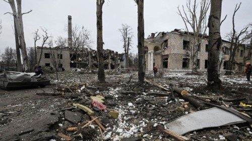 A view shows buildings damaged during a Russian missile attack, amid Russia's attack on Ukraine, in ... A view shows buildings damaged during a Russian missile attack, amid Russia's attack on Ukraine, in ...