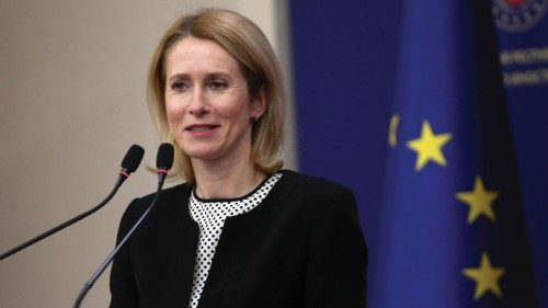 epa11850161 EU High Representative for Foreign Affairs and Security Policy Kaja Kallas attends a ... epa11850161 EU High Representative for Foreign Affairs and Security Policy Kaja Kallas attends a ...