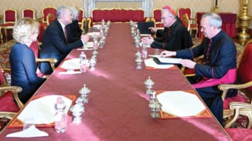 Udienza al presidente della Repubblica di Lituania QUO-051 Udienza al presidente della Repubblica di Lituania QUO-051