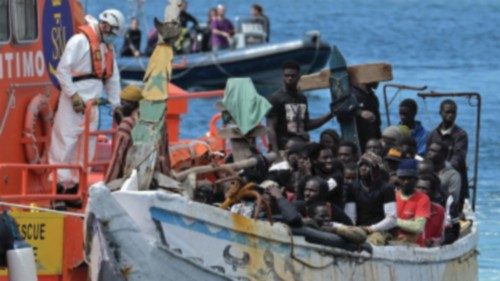 epa11949009 Migrants arrive at La Restinga port, El Hierro, Canary Islands, Spain, 08 March 2025, ... epa11949009 Migrants arrive at La Restinga port, El Hierro, Canary Islands, Spain, 08 March 2025, ...