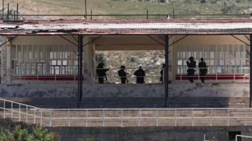 epa12078272 Israeli soldiers are seen at the buffer zone near the village of Majdal Shams in the ... epa12078272 Israeli soldiers are seen at the buffer zone near the village of Majdal Shams in the ...