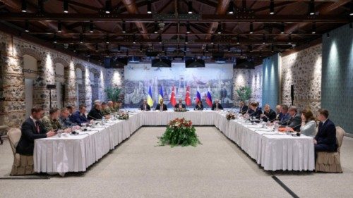 This handout photograph taken and released by Turkish Foreign Ministry on May 16, 2025, shows ... This handout photograph taken and released by Turkish Foreign Ministry on May 16, 2025, shows ...