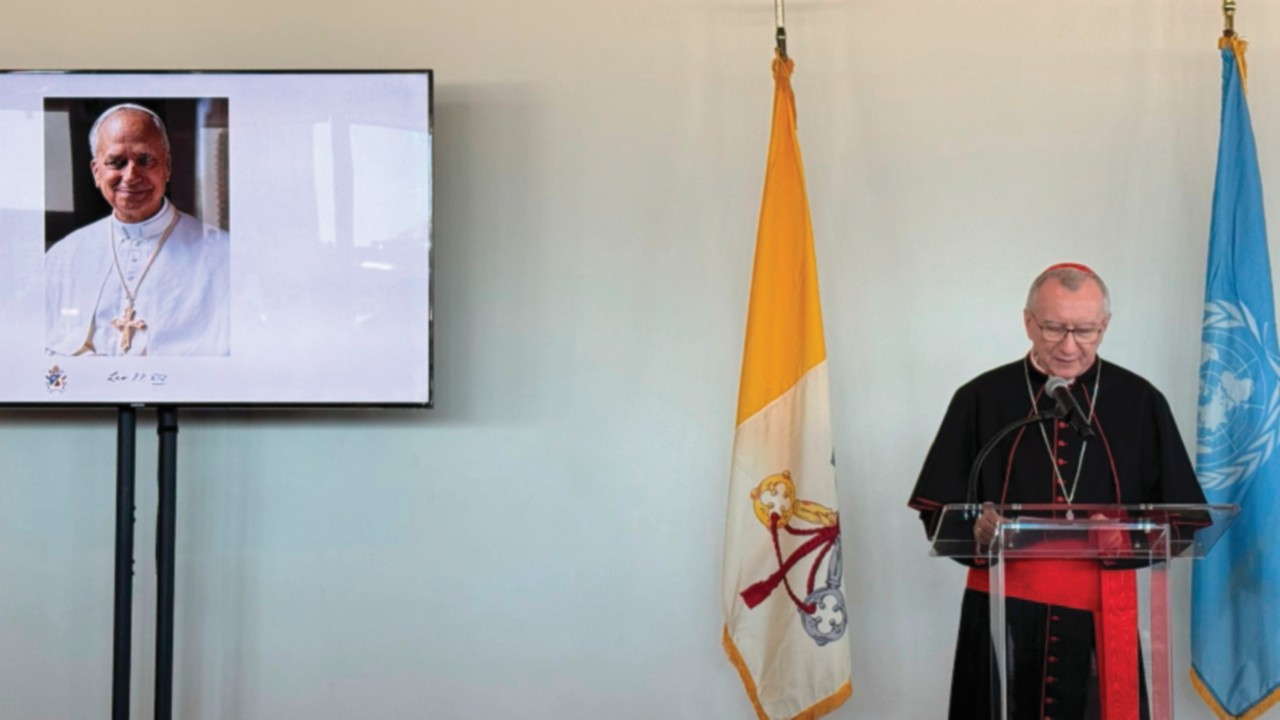  Da Papa Prevost l’invito  ad abbracciare  “una diplomazia dell’incontro”  QUO-116