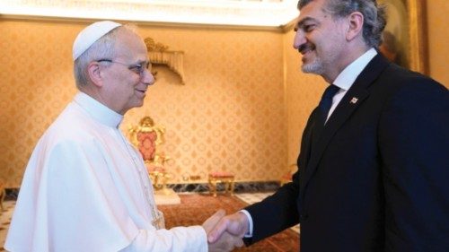 Udienza del Papa al presidente della Repubblica di Georgia QUO-116 Udienza del Papa al presidente della Repubblica di Georgia QUO-116