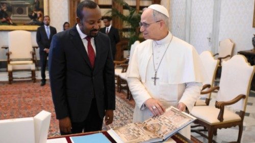 Udienza del Pontefice al Primo ministro della Repubblica Federale Democratica di Etiopia QUO-121 ... Udienza del Pontefice al Primo ministro della Repubblica Federale Democratica di Etiopia QUO-121 ...