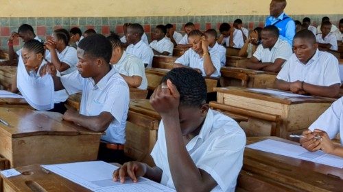 Students sit for a State examination following a logistical feat requiring rare cooperation between ... Students sit for a State examination following a logistical feat requiring rare cooperation between ...