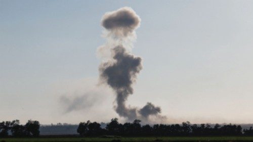 Smoke rises from Gaza after an explosion, on the day Israeli Prime Minister Benjamin Netanyahu ... Smoke rises from Gaza after an explosion, on the day Israeli Prime Minister Benjamin Netanyahu ...