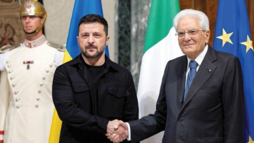  Mattarella: «L’Ucraina non è sola»  QUO-159