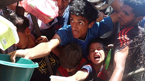 ISRAEL-PALESTINIANS/GAZA-HUNGER