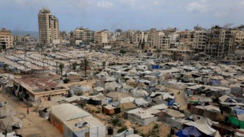Palestinians, displaced by the Israeli offensive, shelter in tents, amid a hunger crisis, in Gaza ... Palestinians, displaced by the Israeli offensive, shelter in tents, amid a hunger crisis, in Gaza ...