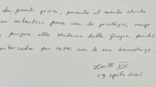 Una supplica alla Vergine Maria per la pace e la giustizia QUO-190 Una supplica alla Vergine Maria per la pace e la giustizia QUO-190