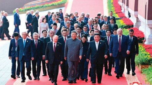 TOPSHOT - This picture taken on September 3, 2025 and released from North Korea's official Korean ... TOPSHOT - This picture taken on September 3, 2025 and released from North Korea's official Korean ...