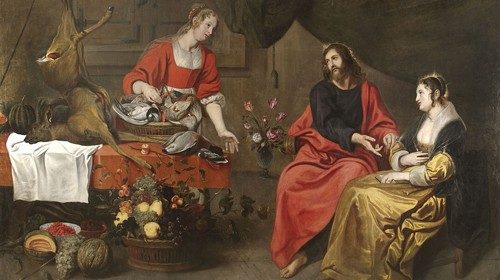 Matthijs Musson (1598-1678) «Jezus w domu Marty i Marii» (foto © Matthijs Musson)