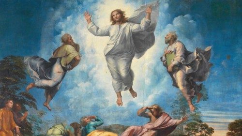 Raffaello Sanzio (1483-1520), La Trasfigurazione, olio su tavola, 1518-20, Musei Vaticani, ...