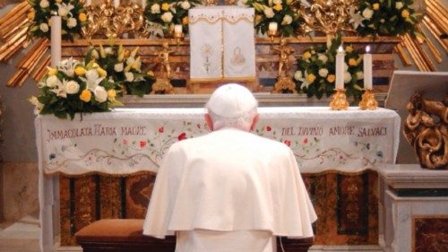 SS Benedetto XVI - Visita al Santuario Mariano del Divino Amore - 01-05-2006