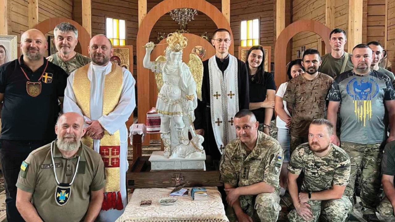  Z Gargano do Słowiańska  – św. Michał Archanioł  na ukraińskim froncie  POL-002