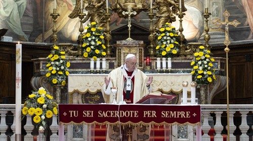 SS. Francesco - Chiesa di Santo Spirito in Sassia: Messa Divina Misericordia  19-04-2020