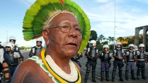 O líder indígena Paulinho Paiakan (Afp)