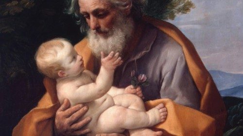 Guido Reni, São José com o Menino Jesus no colo