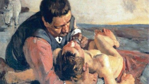 Ferdinand Hodler, «O bom samaritano» (1875)