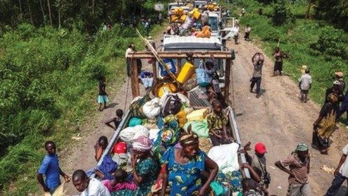 Pessoas em fuga do Kivu do Norte