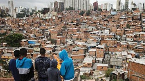 Favela de Paraisópolis em São Paulo