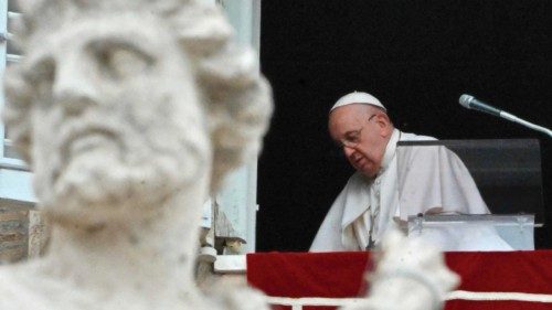 Pope Francis leaves after leading the Regina Coeli prayer on May 8, 2022 in The Vatican. (Photo by ...