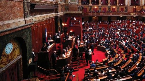 A general view shows MPs and Senators during the convocation of a congress of both houses of ... A general view shows MPs and Senators during the convocation of a congress of both houses of ...
