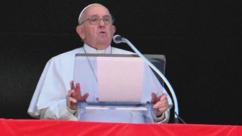 Pope Francis stands at the window of the apostolic palace overlooking St. Peter's square during the ... Pope Francis stands at the window of the apostolic palace overlooking St. Peter's square during the ...