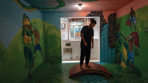 Brazilian artist Maxwell Alexandre shows one of his studios at the Rocinha favela in Rio de Janeiro, ... Brazilian artist Maxwell Alexandre shows one of his studios at the Rocinha favela in Rio de Janeiro, ...