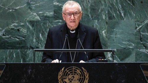 Secretary of State of the Holy See Cardinal Pietro Parolin addresses the 79th United Nations General ... Secretary of State of the Holy See Cardinal Pietro Parolin addresses the 79th United Nations General ...