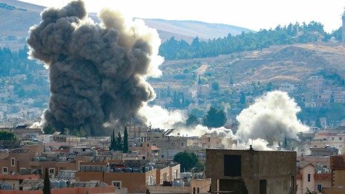 Smoke rises following an Israeli airstrike that targeted the eastern Lebanese city of Baalbeck on ... Smoke rises following an Israeli airstrike that targeted the eastern Lebanese city of Baalbeck on ...