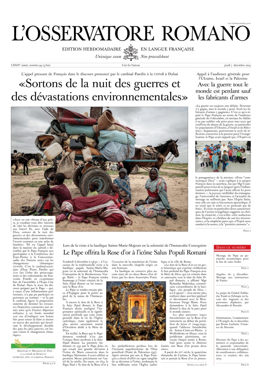 Edition hebdomadaire