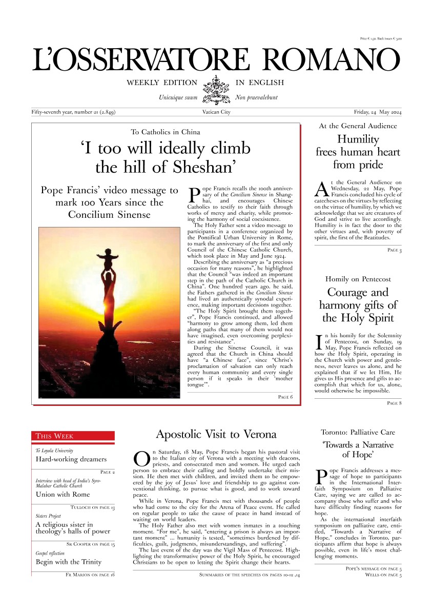 Weekly edition in English