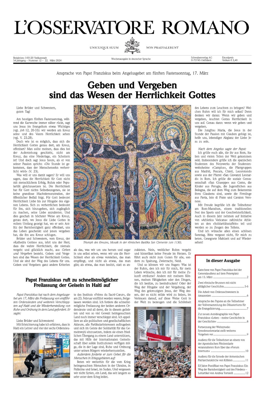 Wochenausgabe